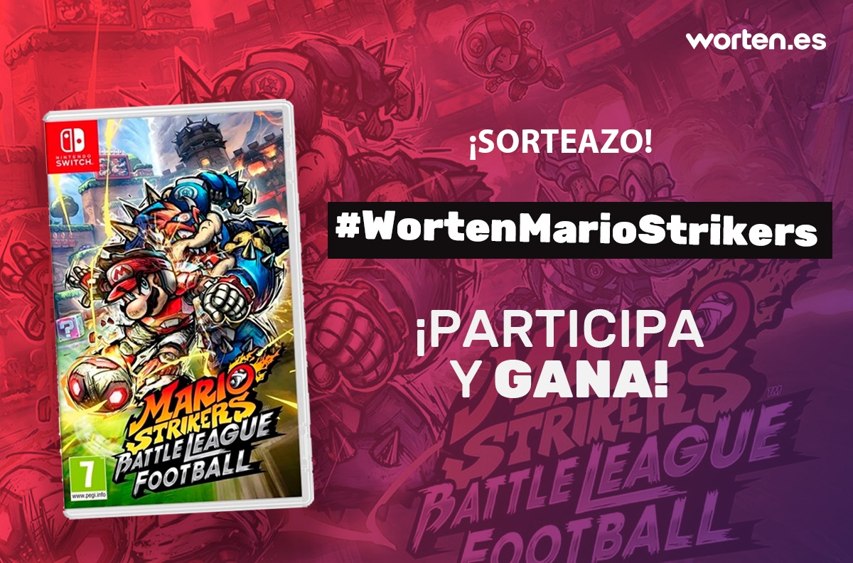 WortenES's tweet photo. [SORTEAZO] Llega el nuevo Mario Strikers: Battle League Football para Switch y Te LO REGALO. ¿A quién le vas a meter un gol? ¡Participa y gana! Sigue estos pasos:

1. Seguir a @WortenES 
2. Hacer RT a este tuit
3. Mención a un amigx + HT #WortenMarioStrikers

¡Suerte! https://t.co/7LzW2MaFvl