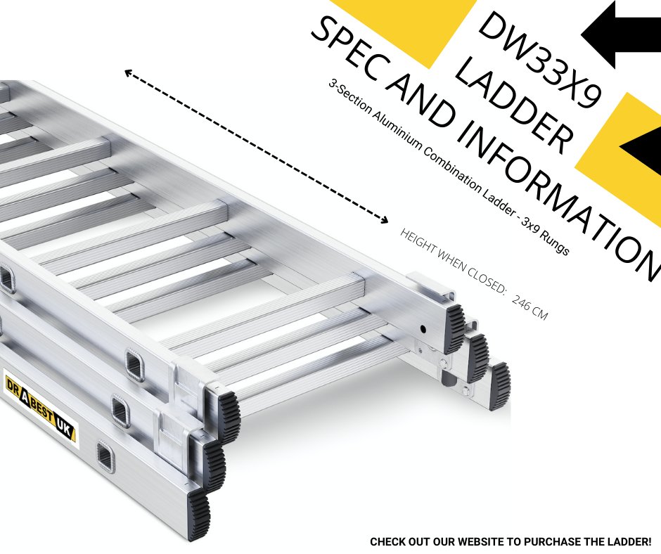 THE DW33X9 LADDER!!! 🤗🤩

Find out more information about the ladder and the ladder spec here: drabestuk.com/products_drabe…

Check out our website here: drabestuk.com

#drabestuk #ladders #sale #products #newsletter #subscription #contactform #junesale #combination #rungs