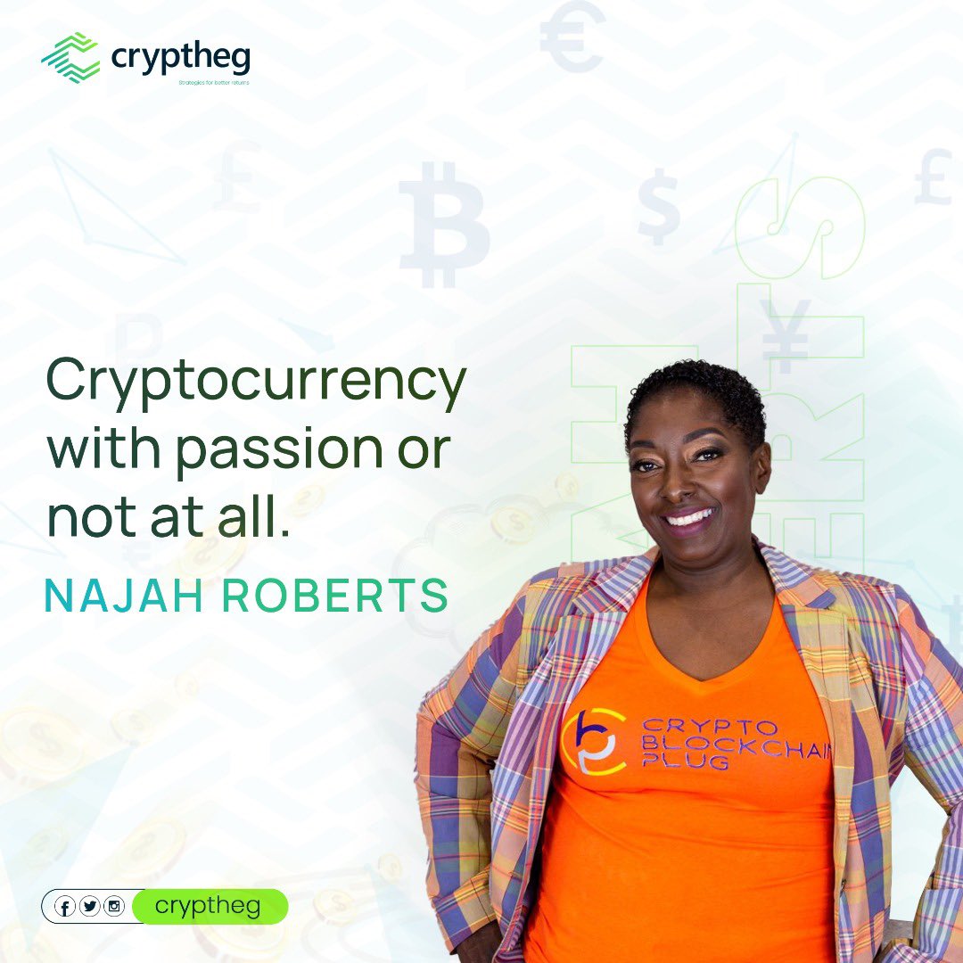 cryptheg's tweet photo. Najah Roberts is a Crypto expert, motivational speaker, and the founder of the first African-American and Woman-owned Crypto Exchange and education center in the country.

Najah uses cryptocurrencies for social and community impact.

#cryptheg #investment #cryptocurrency https://t.co/zbTYSLSIHc
