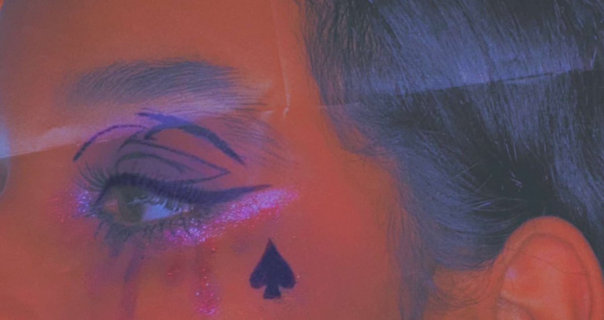 realsushibar's tweet photo. Decided to combine my love for makeup with my love for GAS🖤🔥 by doing this makeup look inspired by the badass Queen of spades herself @_xtcangel_ 💜 I’m using products from my unreleased makeup line @calderacosmetics on Instagram. Hope you love it;)🥹💜 #LadyGAS #GASisWATCHING https://t.co/8WPcbt2BlW