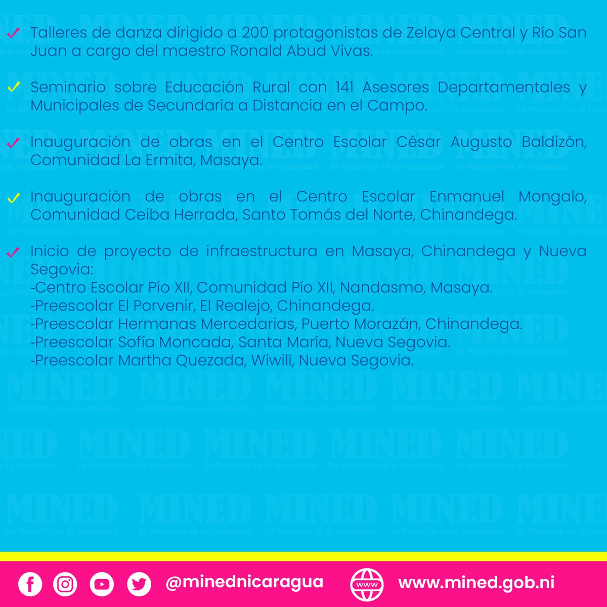 #Nicaragua | Conferencia de Prensa Semanal

Lunes, 6 de junio 2022