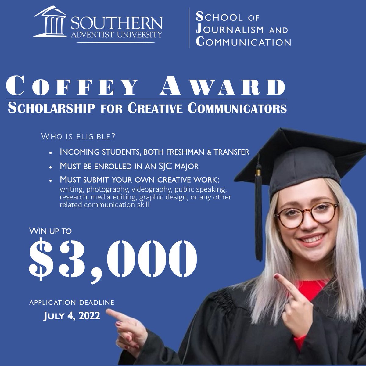 saujournalism's tweet photo. Get rewarded for your passion for communication or media, whether it’s writing, photography, videography, public speaking, research, media editing, graphic design, or any related communication skill. Last summer, we had four winners - this year it might be you! Deadline 07.04.22 https://t.co/3Jtwb1JQ5D