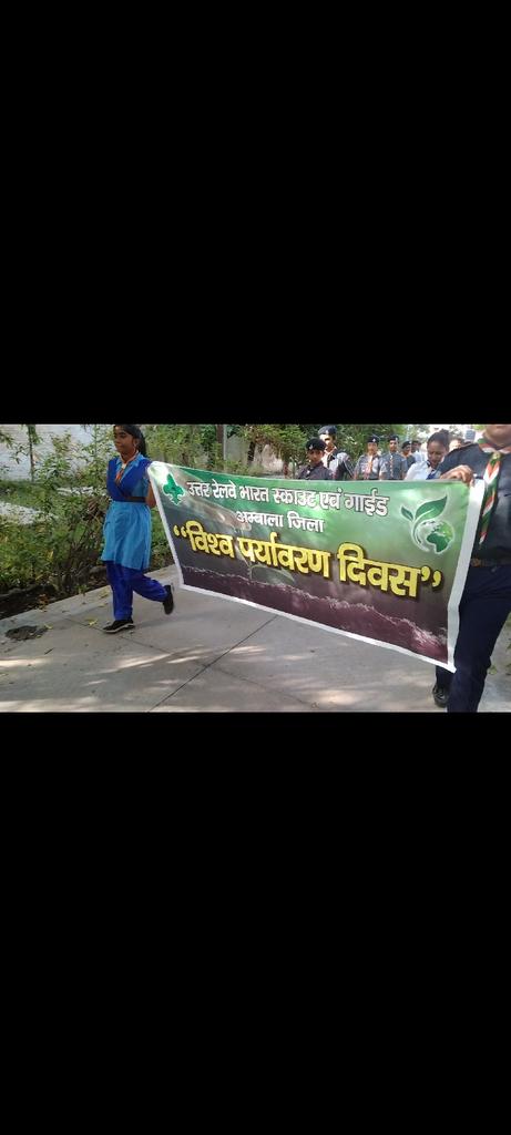 SCOUTSHOURYA's tweet photo. On the occasion of WORLD ENVIRONMENT DAY NORTHERN RAILWAY
THE BHARAT SCOUT &amp; GUIDE 
organised a route march and tree plantation #AzadiKaAmritMahotsav #WorldEnvironmentDay 
@PMOIndia @Indianrlyinfo 
@AshwiniVaishnaw 
#RiseForHariyali https://t.co/3FWITUr4Tk