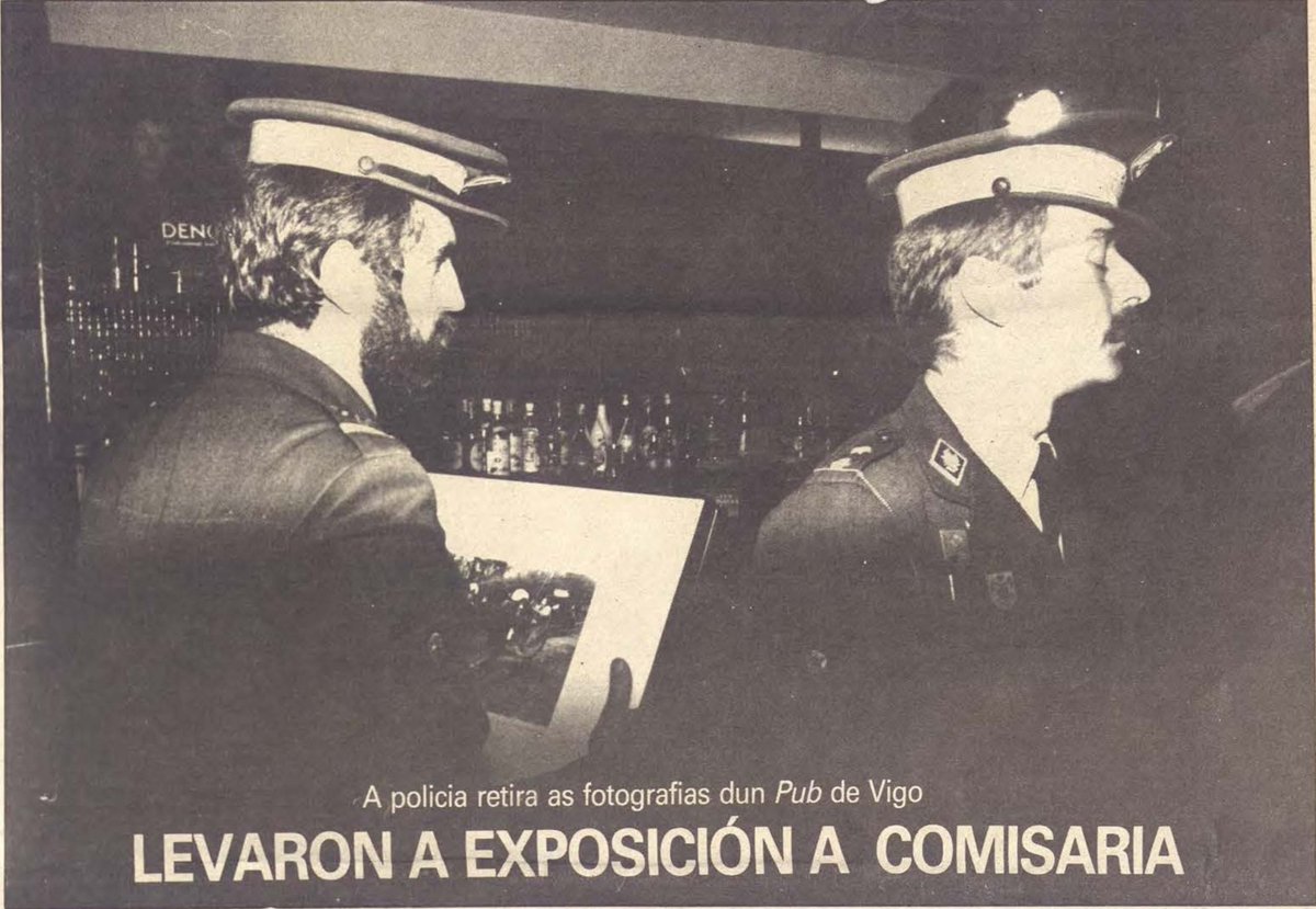 XanCarballa's tweet photo. @OrgulloGalegoGz Aqui vai a crónica da retirada das fotografías no pub propaganda e a imaxe que foi portada en "A Nosa Terra" https://t.co/MQjFD38nEh