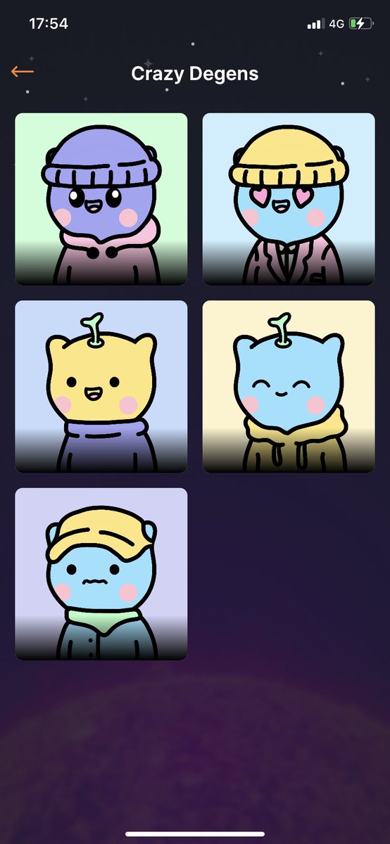 Here are my new <a href="/TheAstronautNFT/">Crazy Degens</a> 🤙🏽🤙🏽