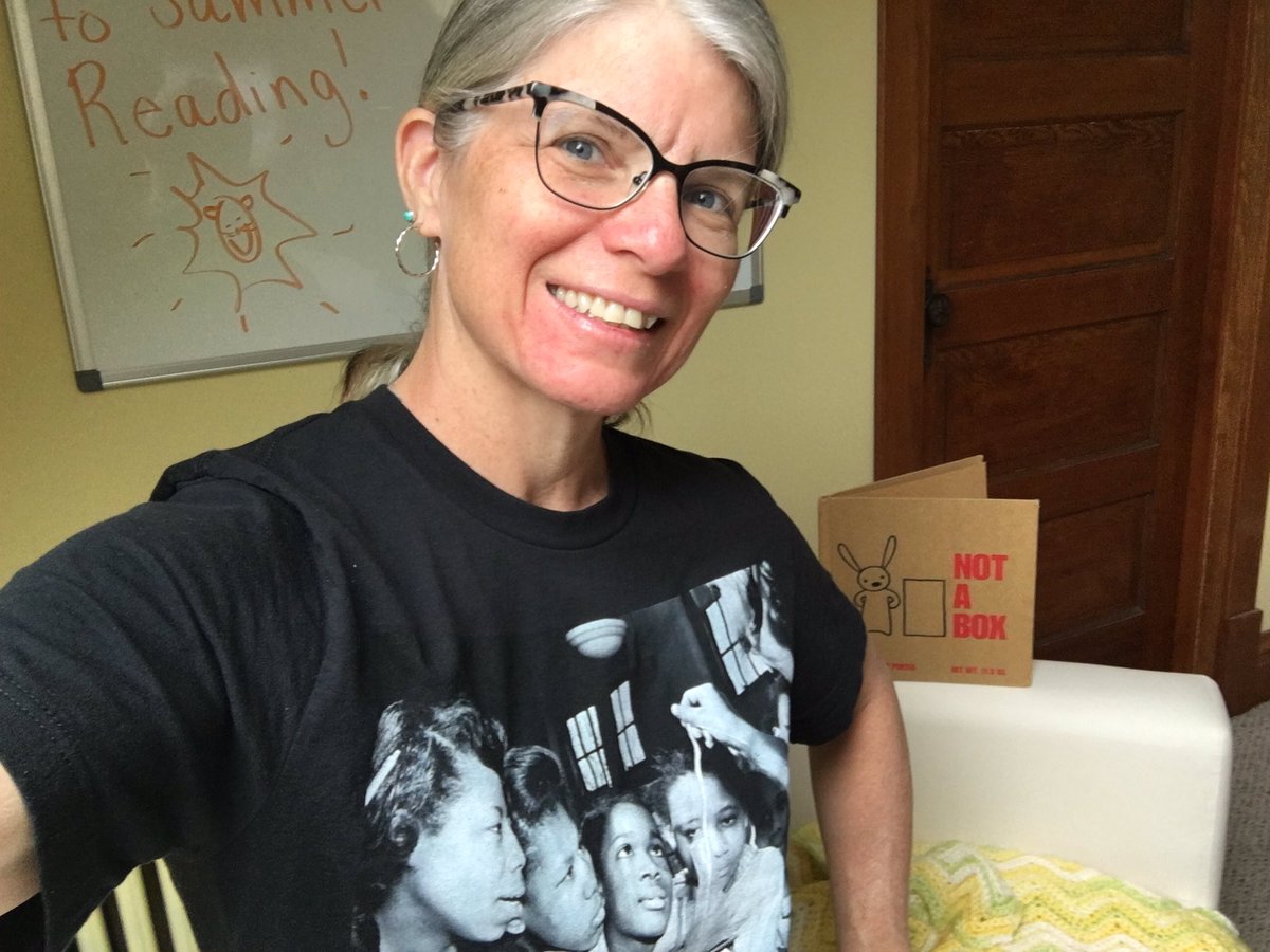 Getting ready to launch our Virtual Summer Reading Bash! Loving my new t-shirt that goes with our June theme: STEAM!@D45YorkCenter