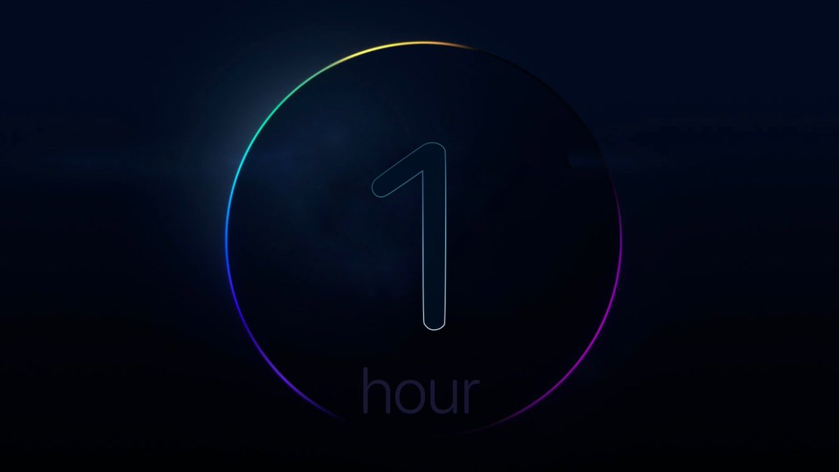 Swiftly approaching. One more hour remaining until #WWDC22 finally starts! #AppleEvent