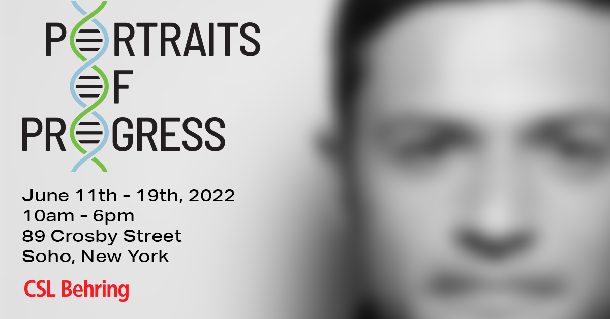 CSLBehring's tweet photo. We’re excited for the upcoming launch of #PortraitsOfProgress, an exhibition capturing the stories of individuals with #hemophilia, caregivers, and professionals through the lens of famed photographer @rankinphoto. https://t.co/zbWGrXxZ9T
