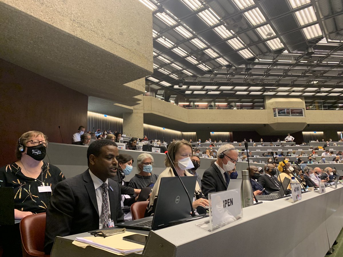 IPEN CoChair Dr.Tadesse Amera Highlighting the need for countries to take action on exported e-waste, & the “repair” loophole to dump toxic used electronics abroad Echoing the need for the Swiss-Ghana Proposal to the Basel Convention #BRSCOPs ipen.org/conferences/br…