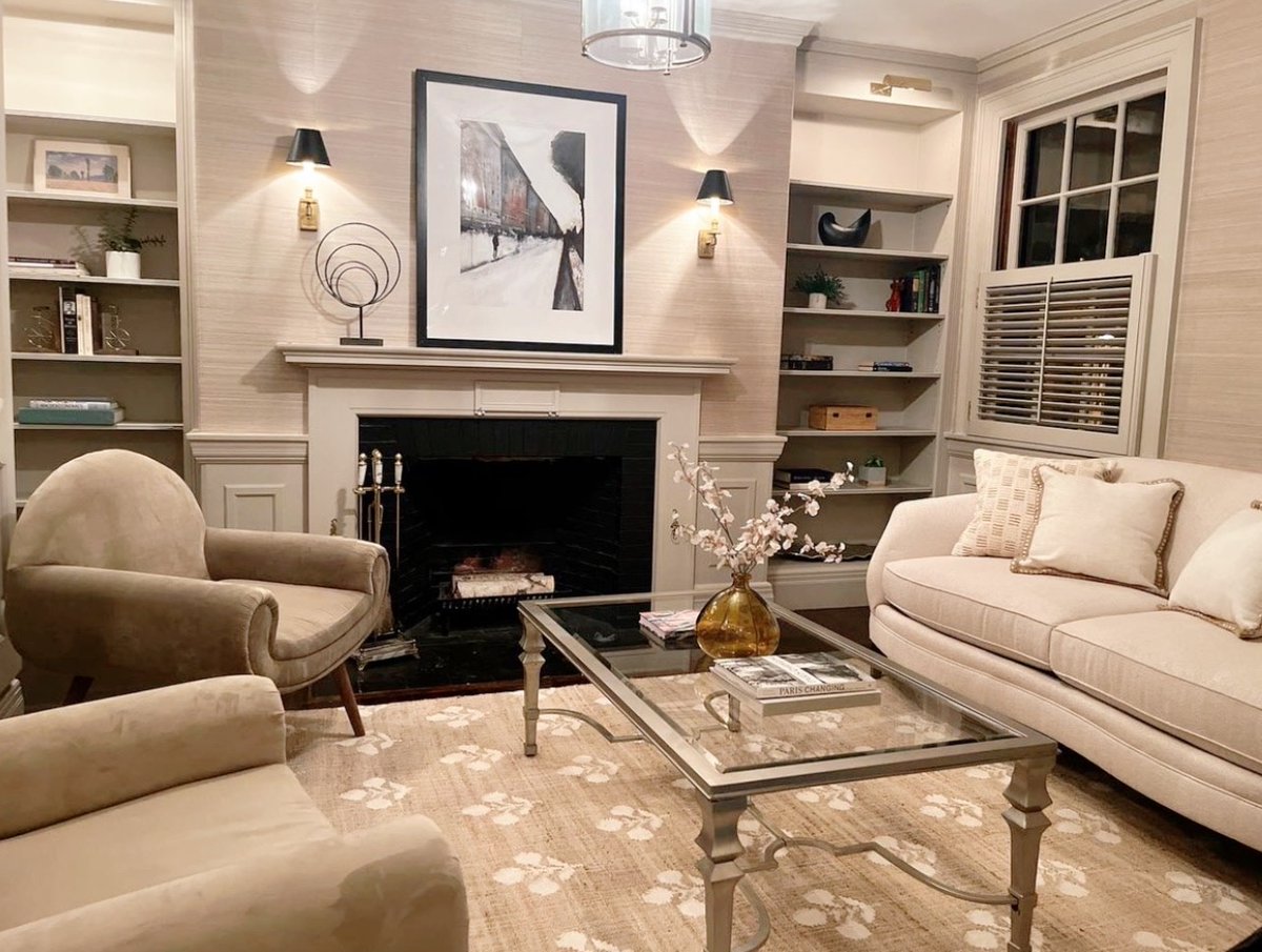 Neutral palette for the classical living room of your dreams. (ORC-2 Natural)

Styled by: <a href="/juliechrissis/">Julie Chrissis</a>

Link in bio!

#homedecor #homedesign #decor #design #homesweethome #livingroomdecor #livingroomdesign #neutral #summer