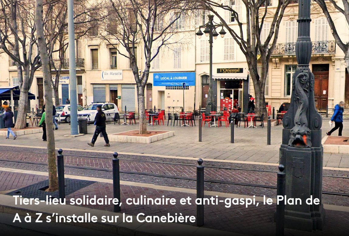 MadeMarseille's tweet photo. 🥗 Le haut de la Canebière va bientôt accueillir une cantine végétarienne et solidaire. C'est l’association marseillaise Cantina qui sera aux commandes.
À relire ici ⤵
https://t.co/mLToEdZ2A4 https://t.co/q4zK6um9JJ