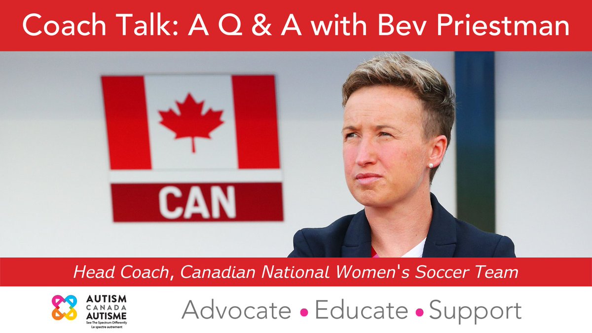 AutismCanada's tweet photo. 𝗤 &amp; 𝗔 𝘄𝗶𝘁𝗵 𝗕𝗲𝘃 𝗣𝗿𝗶𝗲𝘀𝘁𝗺𝗮𝗻

Bev will share her why for partnering with Autism Canada &amp; stories of leadership, coaching &amp; winning an Olympic Gold Medal

𝗠𝗼𝗻𝗱𝗮𝘆 𝗝𝘂𝗻𝗲 𝟭𝟯 @ 𝟲:𝟯𝟬 𝗣𝗠 𝗘𝗦𝗧 on ZOOM

Tickets/Info: https://t.co/qKx4XBuOKl
@bev_priestman https://t.co/E3pg3HlQ6r