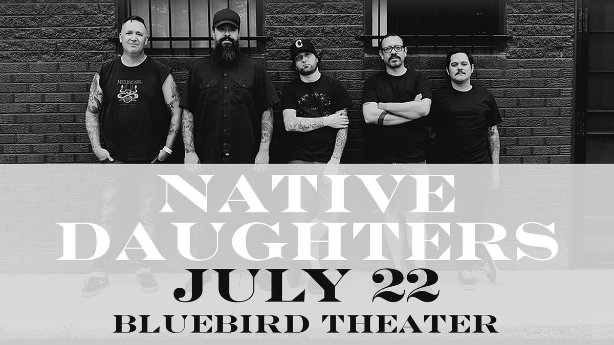 we can't wait for the heavy, riff-based melodies of denver's own metal quintet <a href="/NativeDaughters/">Native Daughters</a> to fill our room on july 22 🎸 

scoop your tix 🎟️  this fri @ 10a