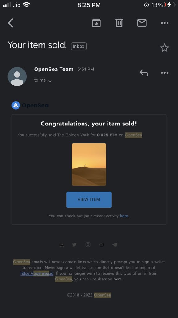 mohitnaikade's tweet photo. This is some great news coming in !
Two more sales incoming today!
Thanks @NamasteyNFT Fam and @flowchaser444 For collecting this up!

https://t.co/sqVXLXFEpC

15/20 0.025 ETH
This is amazing!
Go collect yours! https://t.co/8JjmwdweAo