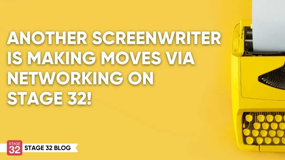 Stage32's tweet photo. Another Screenwriter is Making Moves via Networking on Stage 32!
Head to the Stage 32 blog for your weekly dose of #MondayMotivation >> https://t.co/QIwmvQlUzy
#screenwriter #scriptoption https://t.co/1rd1LnPQvs