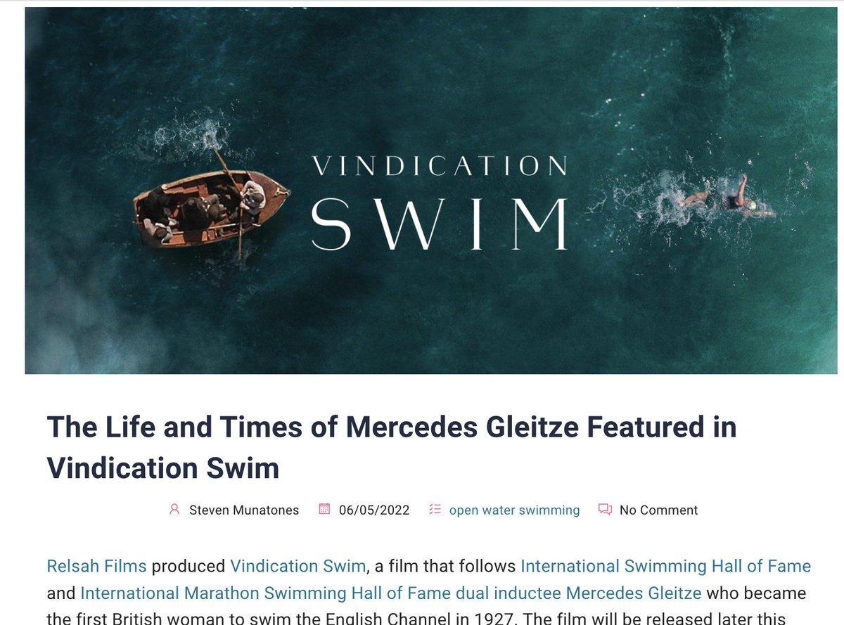 Thank you <a href="/WorldOpenWater1/">World Open Water</a> for featuring us on your fantastic website yesterday! Article by the incredible Steven Munatones, who is the creator of the WOWSA Awards and historian of the International Marathon Swimming Hall of Fame. openwaterswimming.com/the-life-and-t…