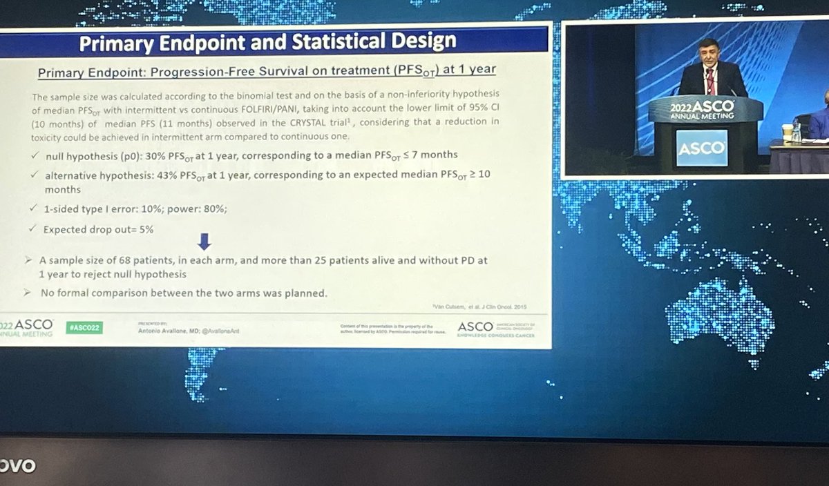 clacardone's tweet photo. #IMPROVEstudy #ASCO22
👇 Intermittent vs continuous FOLFIRI/PANI #antiegfr
🔸PFSot: 17.1 vs 13.2 mo
🔹Left sided PFSot: 20.2 vs 13.2 mo
🔺➖ severe skin toxicity
@OncoAlert #CRCSM https://t.co/DZucuoBllr