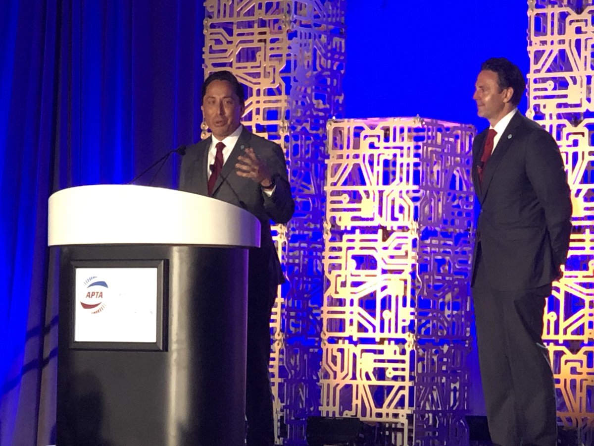 .⁦<a href="/MayorToddGloria/">San Diego Mayor Todd Gloria</a>⁩ speaking at #APTARail22: I believe the future of my city is in transit.