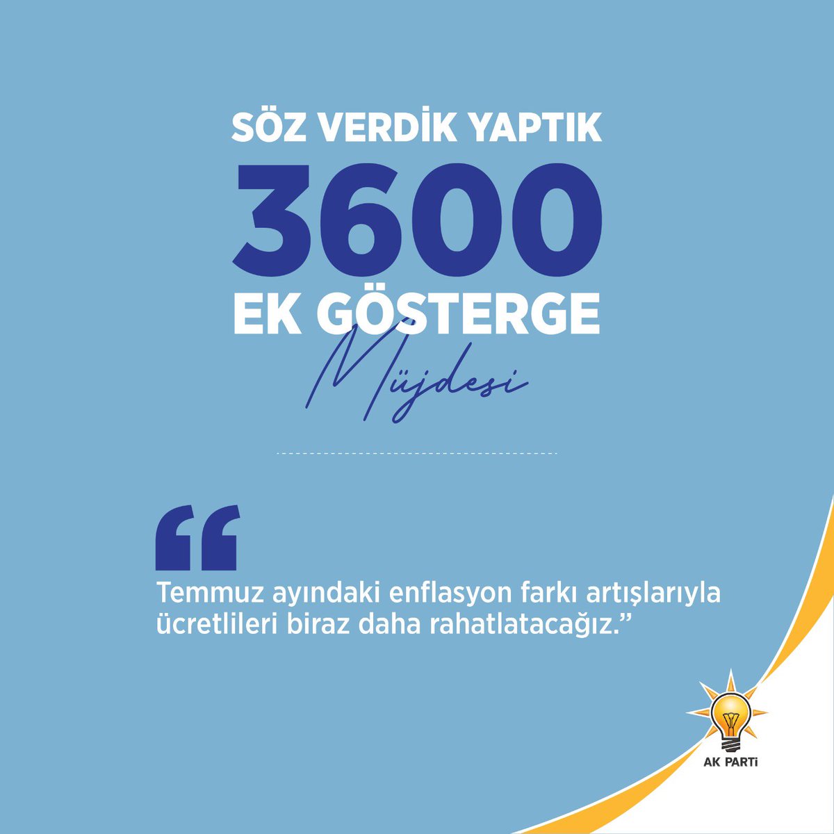 Yaparsa her zaman ki gibi Ak parti yapar #SözVerdikYaptık