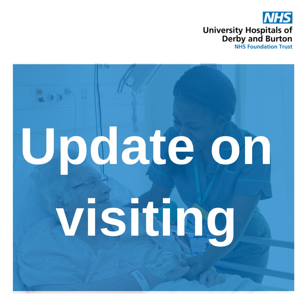 We know how important visiting is to patients and their loved ones ❤️ We have reviewed the visiting restrictions at UHDB and made further changes to return visiting to how it was before the pandemic. Please read the current guidance before you visit: uhdb.nhs.uk/information-fo…