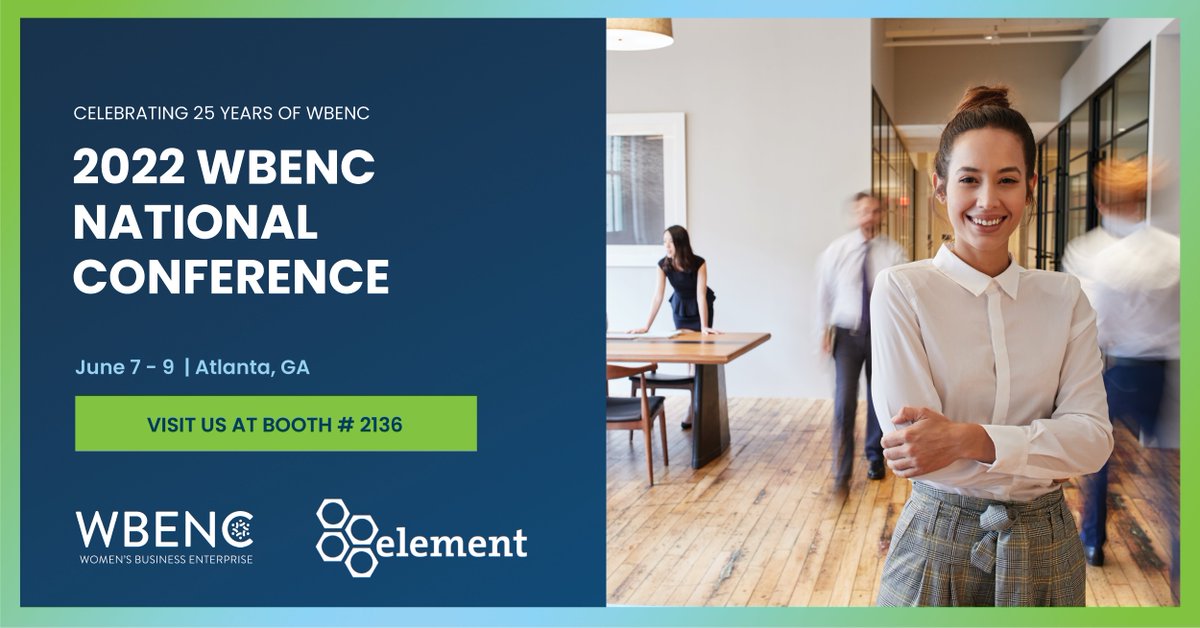 Chris_Hepler's tweet photo. Connect with us at the WBENC Conference this week! We are located in the Purple Hall booth #2136 from Tuesday, June 7th - Thursday, June 9th. Excited to see everyone in Atlanta! https://t.co/fE3EVO0zoQ