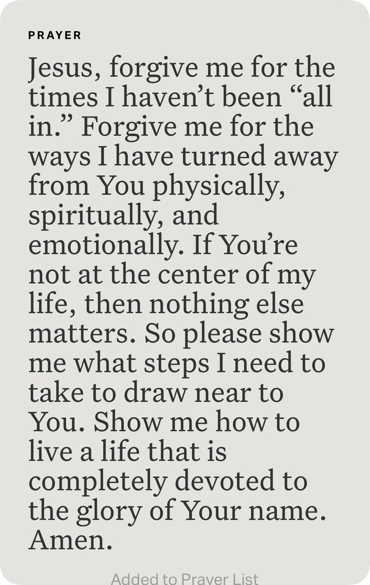 🙏🏾 Let’s be ALL IN!