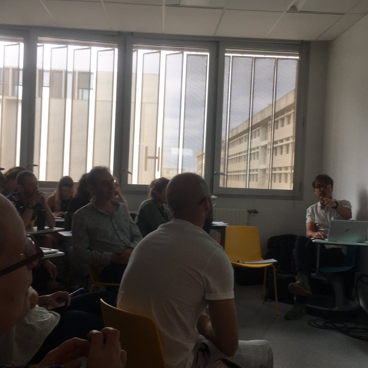 ILESEcoSol's tweet photo. De Melaine Cervera an de Vincent Lhuillier, Proffen op der Uni de Lorraine, hun hir étude iwwer de Stand vun der Solidarwirtschaft zu Lëtzebuerg um RIUESS zu Bordeaux virgestallt. D’étude konnt op Initiativ a mat der Ënnerstëtzung vun ILES gemaach gin. https://t.co/wS3tQ8dCZD