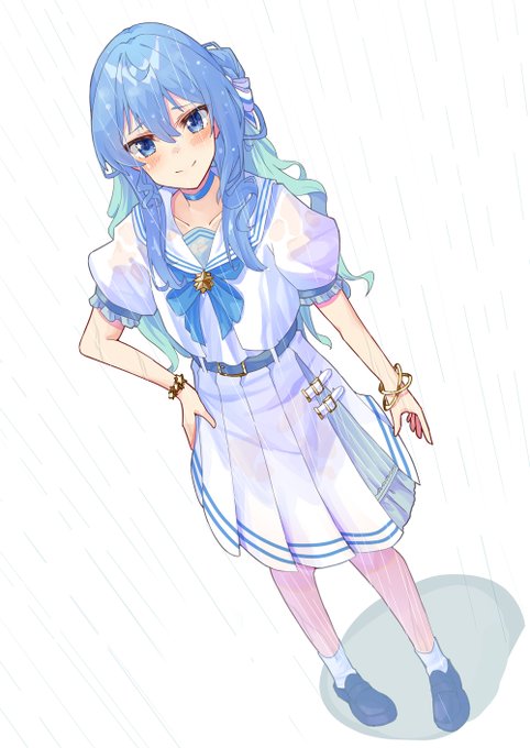 「short sleeves wet clothes」 illustration images(Latest)