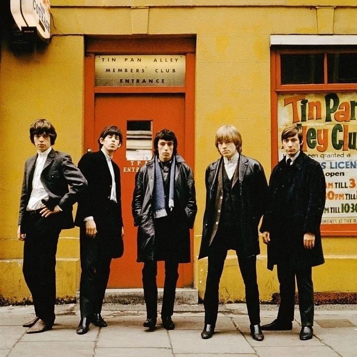 The Rolling Stones, Soho, London, 1964.