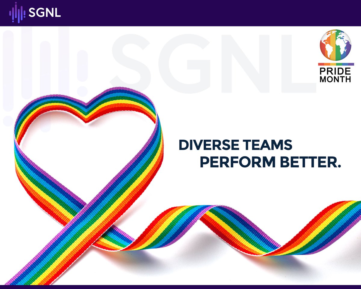 SGNL_ai's tweet photo. At SGNL, we not only believe inclusivity is the right thing to do, it also is the smart thing to do! Happy Pride Month! 🏳️‍🌈 https://t.co/3qdT8YiNxQ