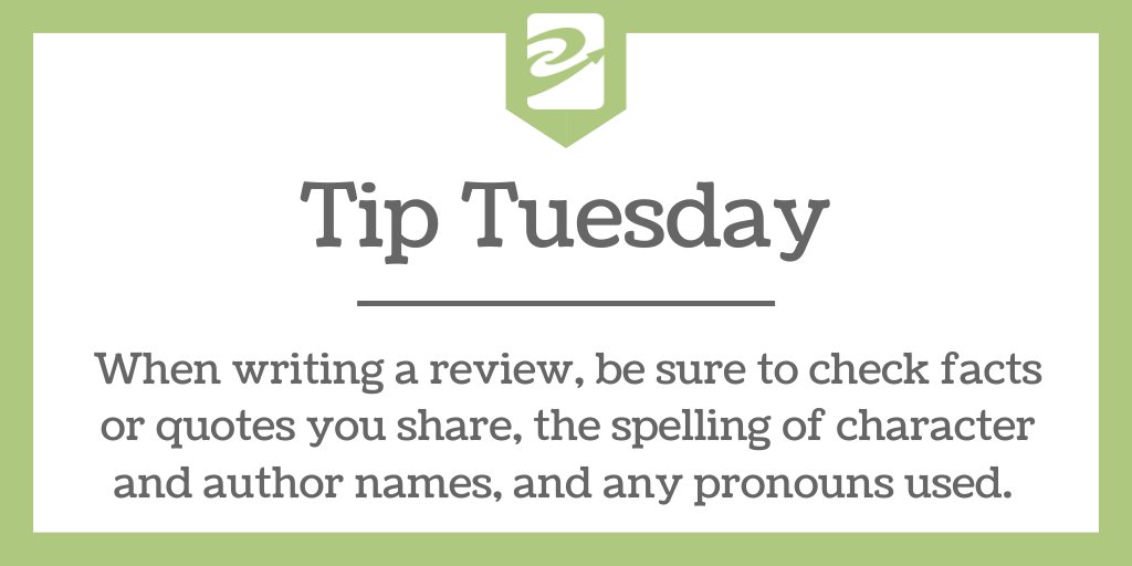 NetGalley's tweet photo. Reread your review after you’ve finished writing it. Then reread it again. 

Be sure to check facts or quotes you share, the spelling of character and author names, and any pronouns used. 

Share your book review tips below⬇️#NetGalleyTips https://t.co/eEz79ngc0k