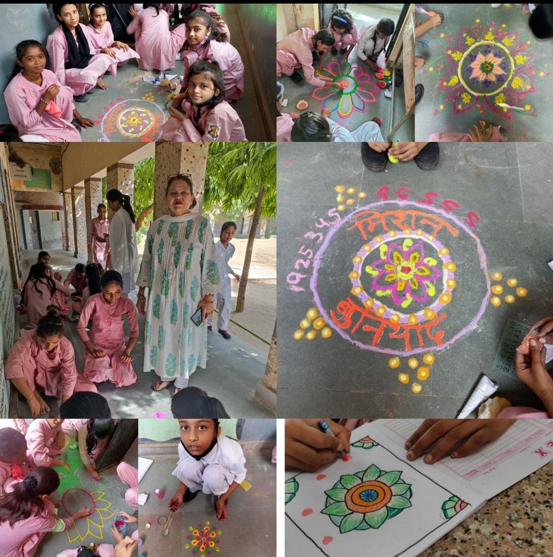 SeemaGovtTr's tweet photo. The young artists made their own  beautiful , vibrant rainbows with the kind guidance of respected HOS Madam @KavitaSaini_DoE and energetic  teachers during #MissionBuniyad at GGSSS,JASOLA VILLAGE 

@DelhiGvtTeacher 
@LetsTalkEdun https://t.co/SqdDCEznFp