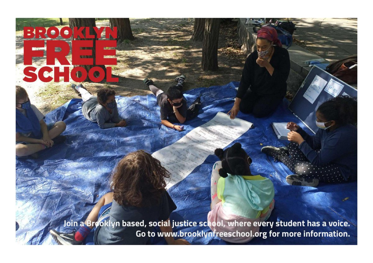 BklynFreeSchool's tweet photo. Brooklyn Free School is still enrolling for September 2022! 

Learn more about BFS at one of our Virtual Open Houses:
General Open House, June 11 at 11 am
Girls and Non-Binary Students, June 16 at 5:30 pm
Teen Students, June 16 at 6:30 pm

RSVP: contact@brooklynfreeschool.org https://t.co/S2Qg6u4ft8