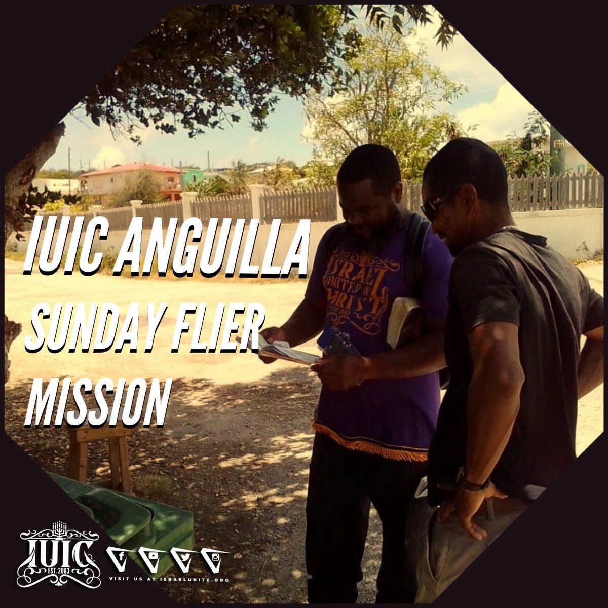 Iuic Anguilla Sunday Blitz
...........................………………
Visit our website here💻👨🏿‍💻🖥
🔴 solo.to/unitedinchrist

Contact us at 1-264-582-9130
 
#iuicanguilla #ProphetsOfGod #iuic  #TheProphetsAreBack 
#Israelites #Anguilla #264 #Sabbath #Thursday #FlyerMission 
#Blacks