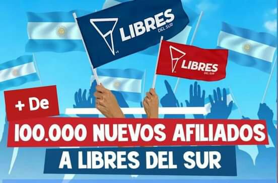 Libresdesur1's tweet photo. - LLEGAMOS A LOS 125.287 AFILIADOS - TERCER PARTIDO A NIVEL NACIONAL -
El pasado lunes 16 de mayo nuestro Partido comenzó su campaña para sumar 100.000 nuevas afiliaciones, que se extendió hasta el domingo 5 de junio inclusive. Hicimos en ella mas de 125 mil nuevos afiliados/as. https://t.co/WVmCjOHCeq