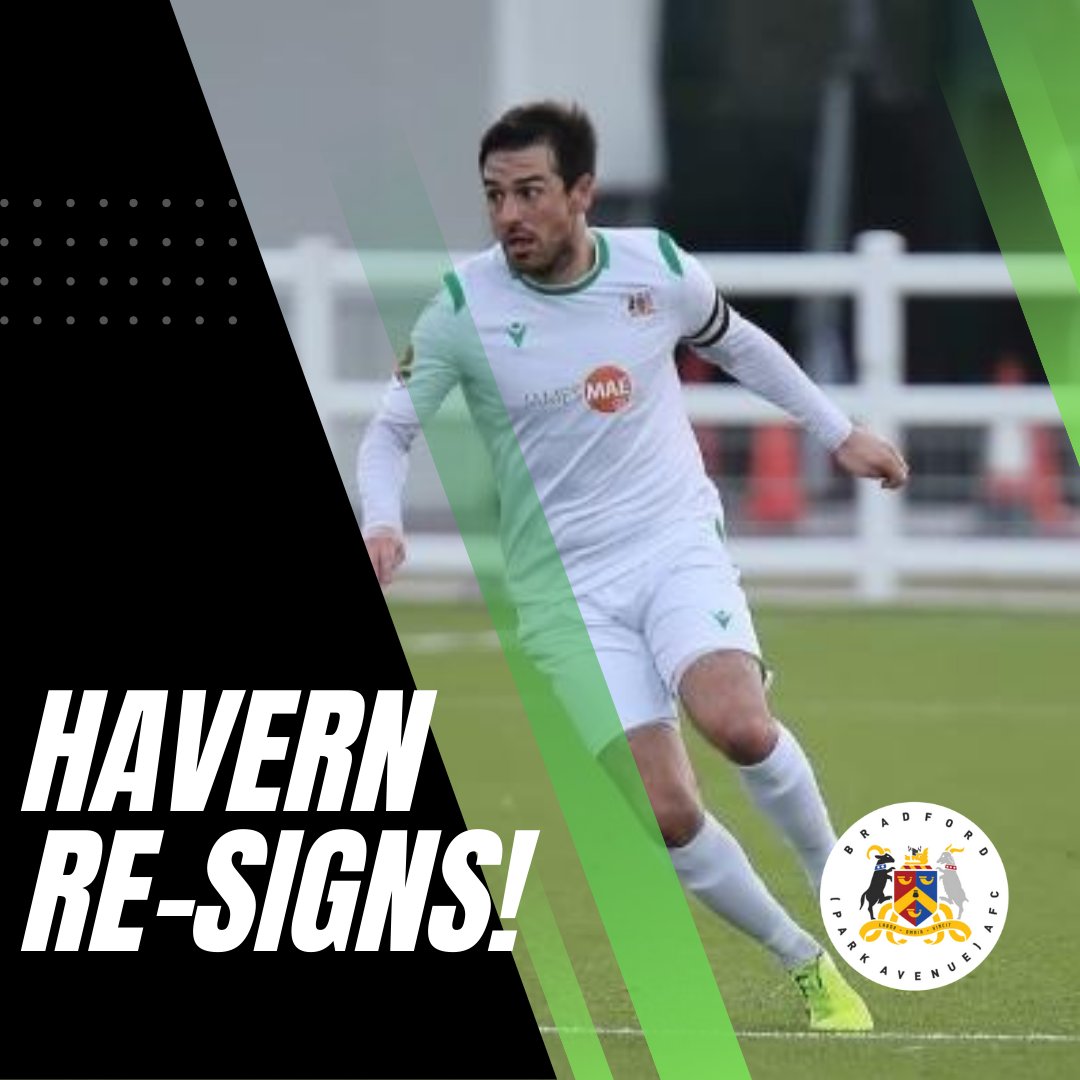 Bradford in Havern as Captain re-signs!
We are delighted to announce the re-signing of our Captain, Gianluca Havern.

FULL STORY⬇️
bpafc.com/bradford-in-ha…