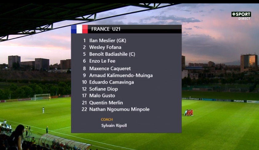 foet247europa's tweet photo. Armenia 🇦🇲 XI: Nersesyan, Ghazaryan, Simonyan, Manukyan, Samsonyan, Ghubasaryan, Khamoyan, Nalbandyan, Grigoryan, Mkrtchyan, Hovhannisyan
France 🇫🇷 XI: Meslier, Gusto, Fofana, Badiashile, Merlin, Le Fée, Caqueret, Camavinga, Diop, N'Goumou, Kalimuendo #U21EURO #ARMFRA https://t.co/oxfHP7RBBH