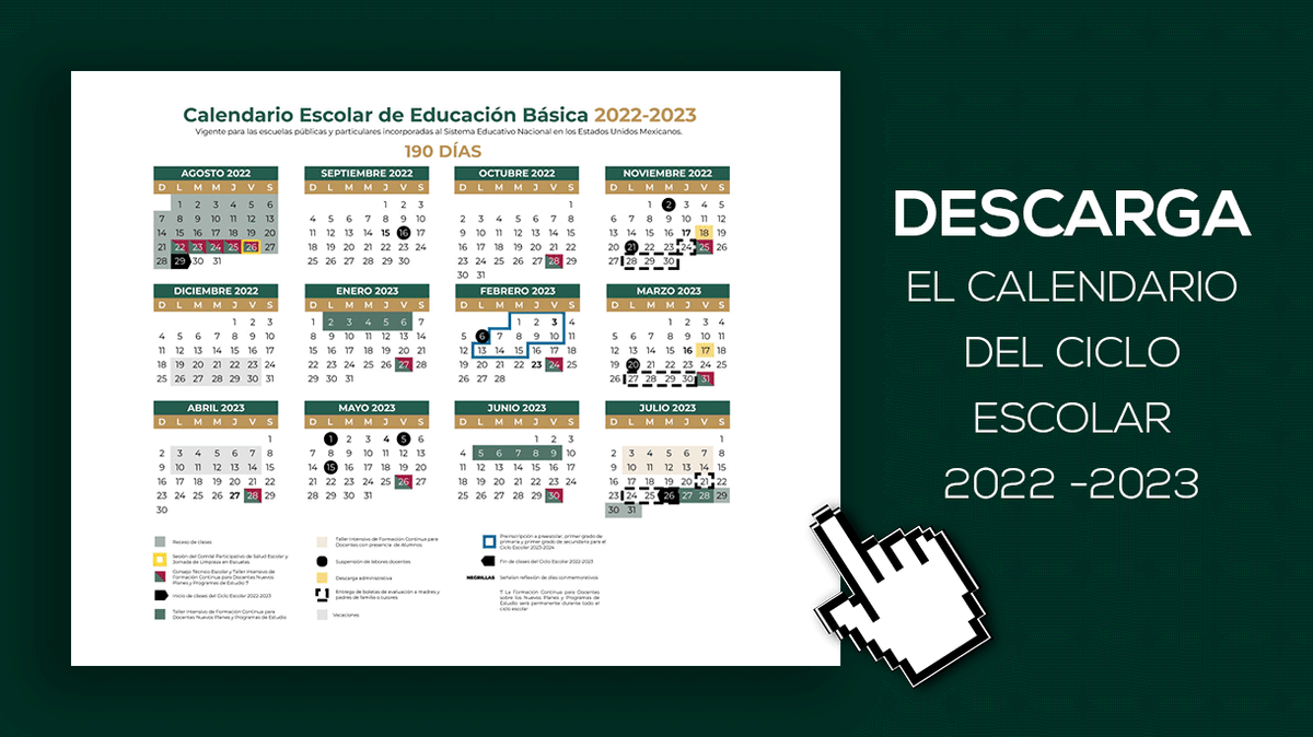 ¡El calendario de la SEP ya está aquí! Ciclo escolar 2022-2023 arranca y termina en estos días.
DESCARGALO AQUÍ ➡ org.peek.link/2zRR

#fundaciónexeb #ExEb #alumnos #educacion #escuela #NoticiasdeHoy #SEP #CalendarioEscolar #maestros #Mexico #FelizLunes