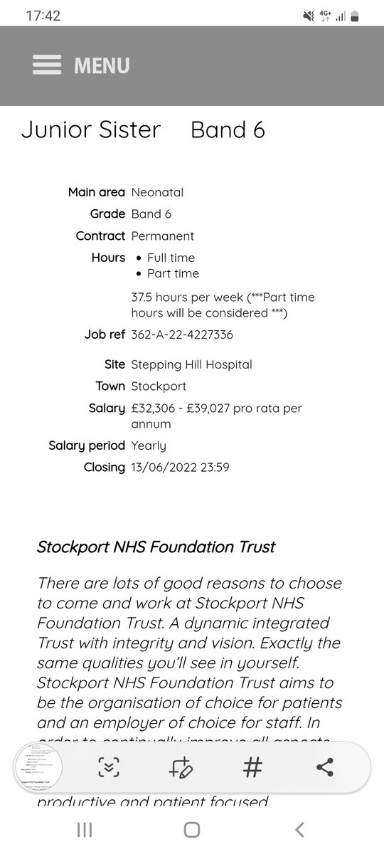 Helen Large (Stockport Neonatal Unit) (@lively_helen) on Twitter photo BAND 6 vacancy at Stockport Neonatal Unit 👇 Come and join our amazing team 🤗🥳
Get in touch if you need anymore information Helen.large@stockport.nhs.uk
<a href="/nnu_pam/">Pam.hardy1@ntlworld.com</a> <a href="/rachaelwhitting/">rachael whittington</a>
<a href="/s_mason80/">Simone Mason</a> <a href="/SarahFullwood1/">Sarah Fullwood RN 💙</a> <a href="/StockportNHS/">Stockport NHS FT</a>
jobs.stockport.nhs.uk/job/UK/Manches… BAND 6 vacancy at Stockport Neonatal Unit 👇 Come and join our amazing team 🤗🥳
Get in touch if you need anymore information Helen.large@stockport.nhs.uk
<a href="/nnu_pam/">Pam.hardy1@ntlworld.com</a> <a href="/rachaelwhitting/">rachael whittington</a>
<a href="/s_mason80/">Simone Mason</a> <a href="/SarahFullwood1/">Sarah Fullwood RN 💙</a> <a href="/StockportNHS/">Stockport NHS FT</a>
jobs.stockport.nhs.uk/job/UK/Manches…