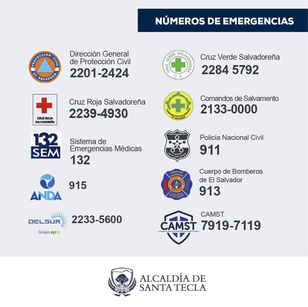 HenryFloresST's tweet image. No olvide tener a la mano los números en casos de emergencia.🚨

El territorio nacional está en Alerta Verde por lluvias. 🟢