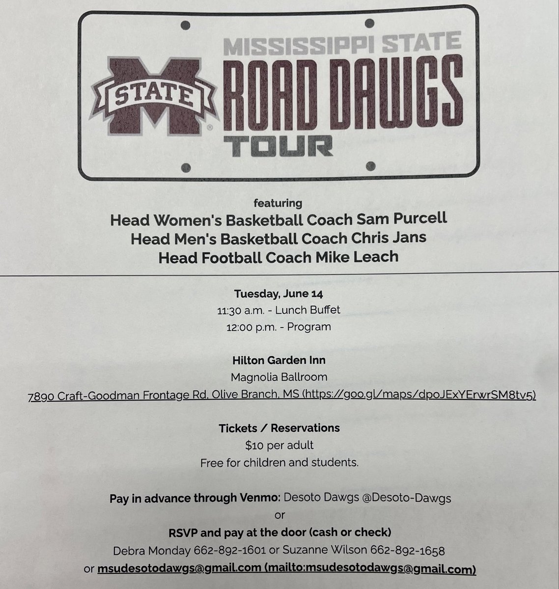Hope to see you there!
