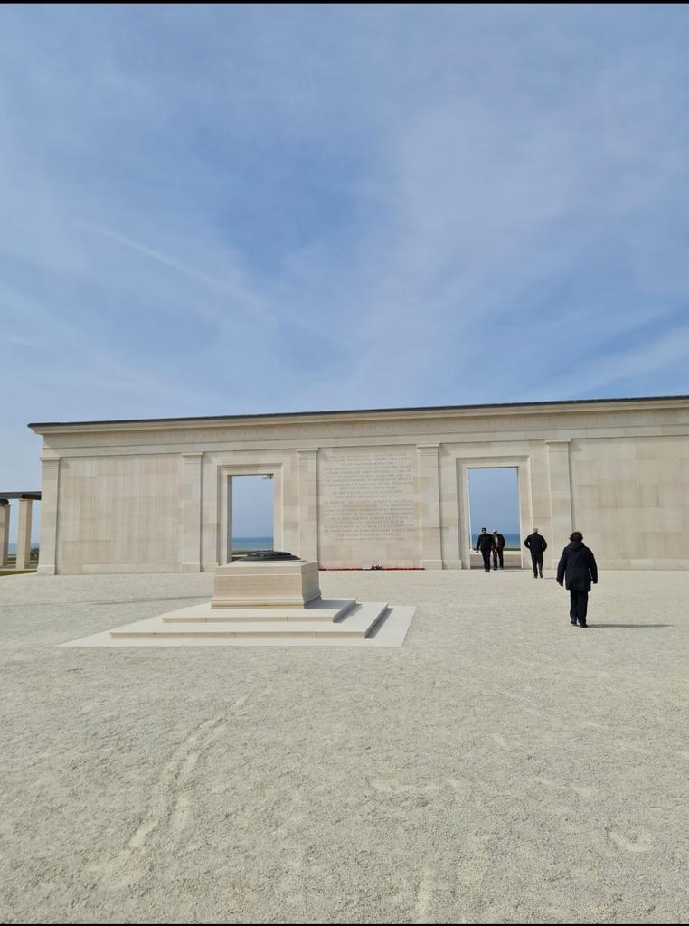 <a href="/britishmemorial/">British Normandy Memorial</a> <a href="/RAFBBMF/">RAF BBMF</a> <a href="/BBMF_Spitflyer/">Milli</a> The memorial is absolutely stunning. Such a great achievement.