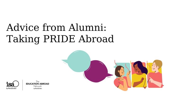 No matter where you are in your personal journey, our alumni are here to share their experiences as LGBTQIA+ members abroad.🌎🏳️‍🌈 Tune in to learn about their experience preparing for and studying abroad!

Join us TOMORROW June 7 at 4pm EST! Register now: bit.ly/3lspFla