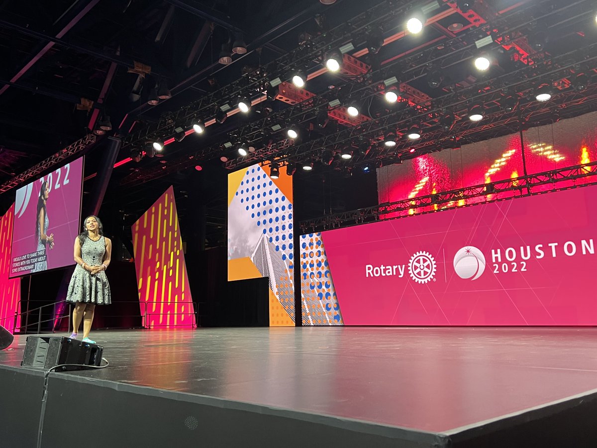 Rotary International tweet media