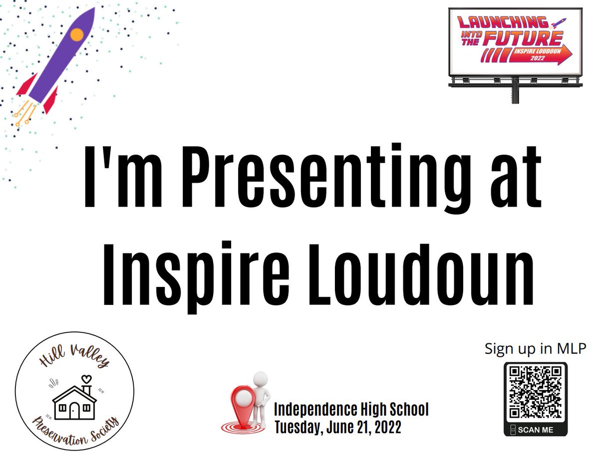 I am looking forward to another in-person @InspireLoudoun this June 21 @LCPSOfficial @IndyNationLCPS!!! @rdawson2213 & I have some GROUNDBREAKING CS resources to share at our presentation 'Great Scott!!! A Computer Science Plan' from 1:30-2:15 pm - we'll see you there! #CSforLCPS