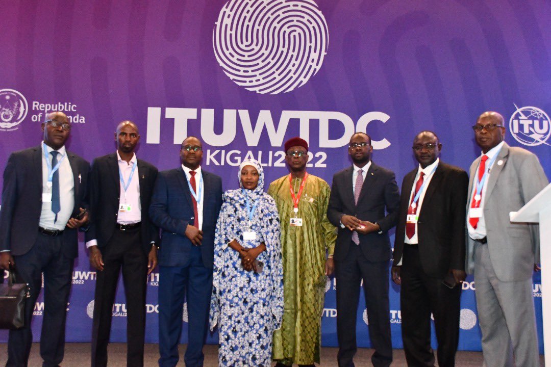 Nous avons représenté notre pays à la Conférence Mondiale sur le Développement des Télécommunications ce jour 06-06-2022 à Kigali.Les présentes assises permettront de redéfinir les stratégies & objectifs afin de faciliter un accès intégral au #numérique.#ITUWTDC #TCHAD