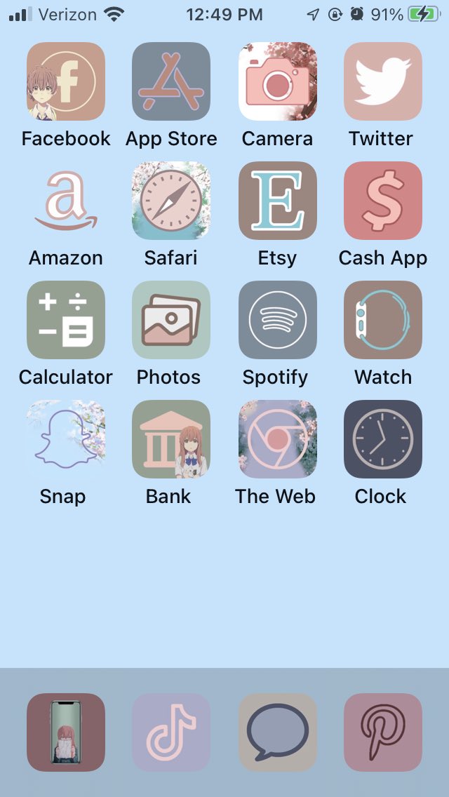 elfietheraven's tweet image. New Home Screen #screenkit