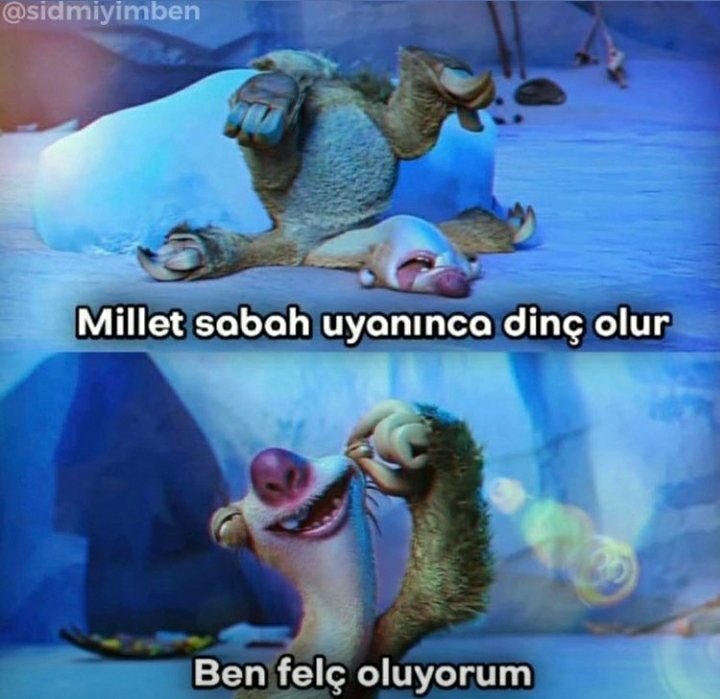 Bdrnngrss's tweet photo. Bazen acaba sid miyim diye düşünüyorum... https://t.co/Ve3OgVjMrU