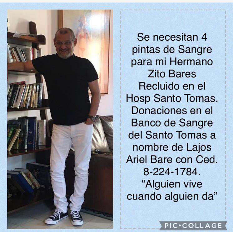 Apoyemos a nuestro amigo Zito porfa! 

<a href="/SangrePanama/">Dona Sangre Panamá 🩸🇵🇦</a>