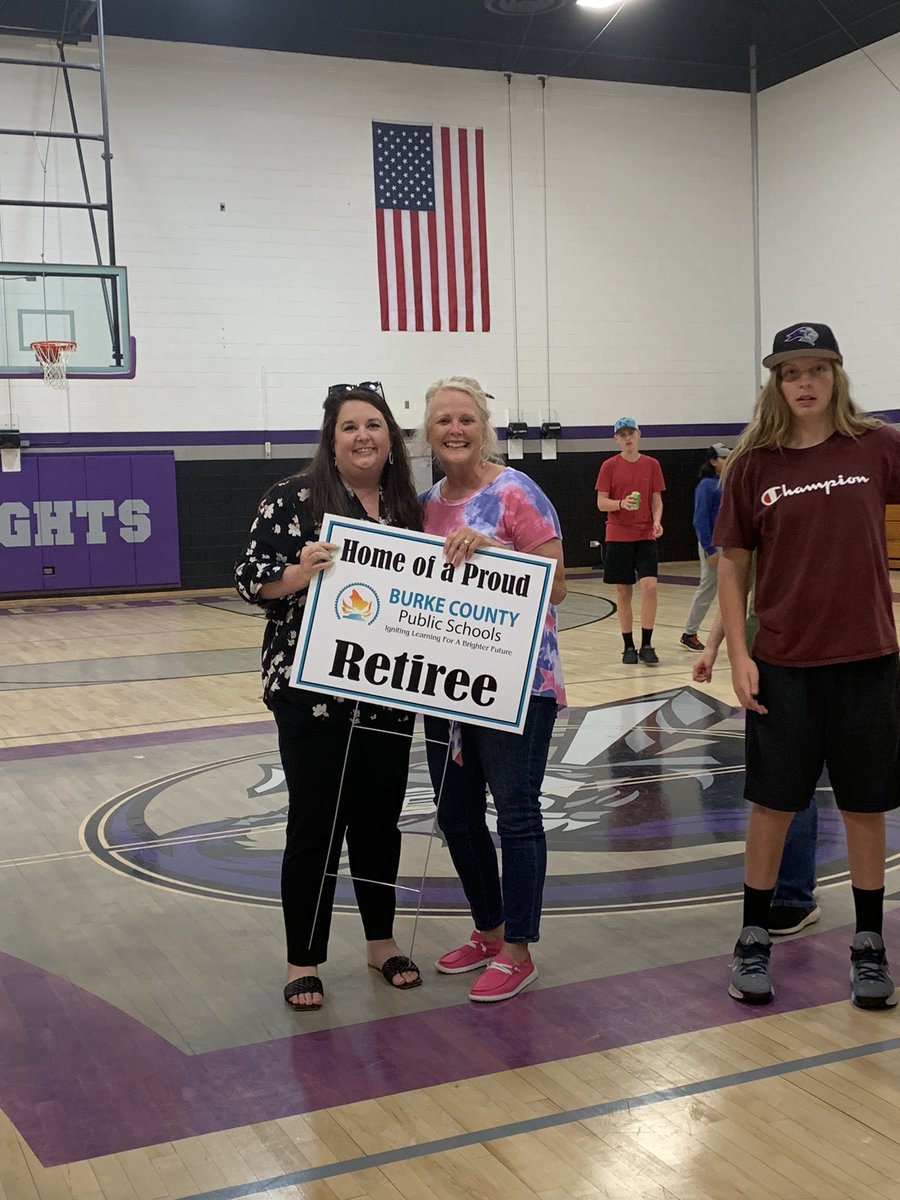 Congratulations! LMS will miss you! <a href="/BurkeCoSchools/">BCPS</a> <a href="/lms_knights/">Liberty Middle</a>